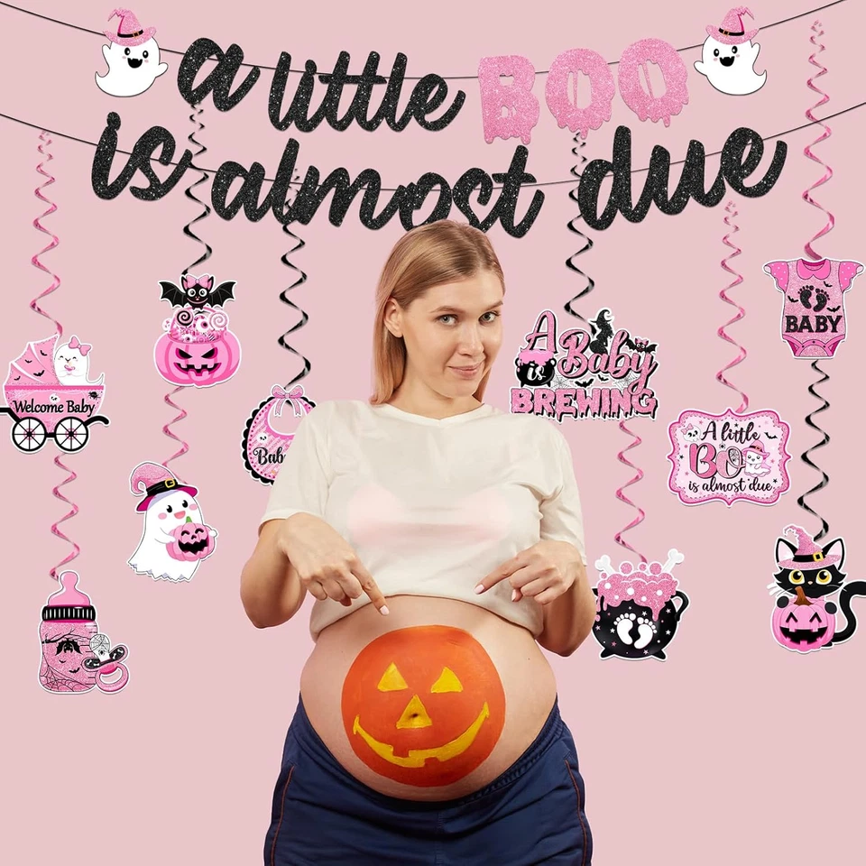 Украшения для душа ребенка на Хэллоуин, немного бу почти из-за украшения для душа ребенка - Изображение 2 из 4