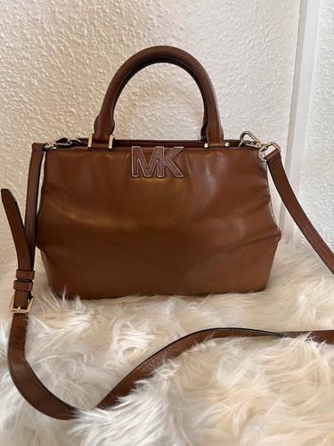 Michael Kors medium Soft Leather Satchel Bag - Picture 1 of 18