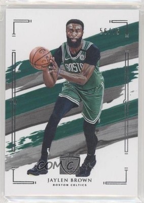 2020-21 Panini Impeccable Silver 56/75 Jaylen Brown #7 s3g