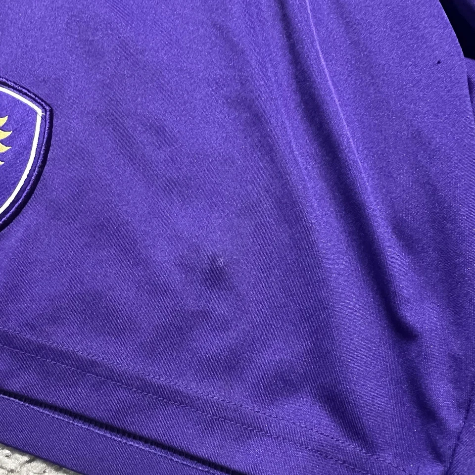 Adidas Orlando City SC MLS Soccer Shorts Men's Climalite 2016 Medium - Image 2 of 4