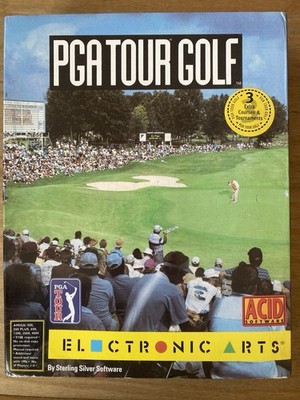 PGA Tour Golf - Commodore Amiga - Big Box - komplett mit Handbuch - Vintage Spiel