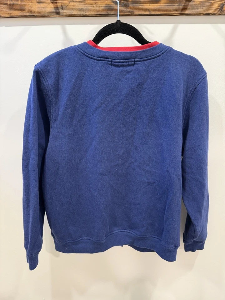 Cárdigan bordado bastón de caramelo de Navidad pequeño de colección Foto 3 de 3