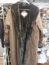Fitz-wright Faux Fur Coat Size L #4178