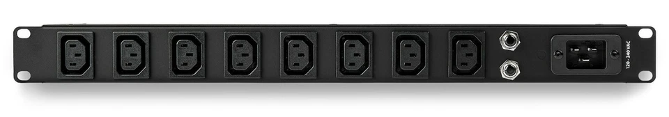 8 Outlet PDU Power Strip w/ IEC C13 Outlets - 120/240V -15ft Cord (NEMA 5-20p) - Image 2 of 4