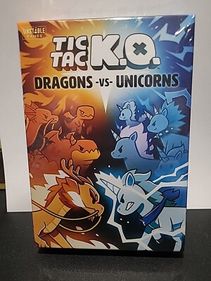 UnStable GAMES Tic Tac K.O. Dragons vs. Unicorns Sealed 