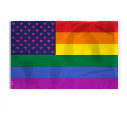 New Old Glory Dreieck Flagge-einseitig bedruckt-Messing Ösen-verblassende Farben - Bild 8 von 15