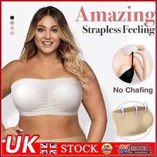 Cloudy Soft Strapless Bra, Cloudysoft Women's Pure Comfort Wireless Bandeau Bra