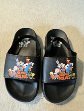 Kids Space Jam Characters Flip Flop Tune Squad Slides,New Legacy size 10