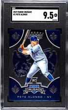 2019 Panini Crusade #1 Pete Alonso Rookie SGC 9.5 MINT+ RC