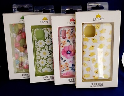 LMNT Phone Case for iPhone X/XS-11 PRO MAX-12 MINI Choose Color Floral - New