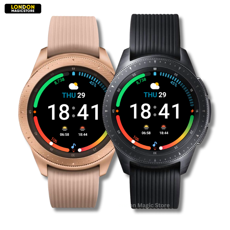 Samsung Galaxy Watch SM-R810 42mm Bluetooth GPS Black Pink Gold Very Good
