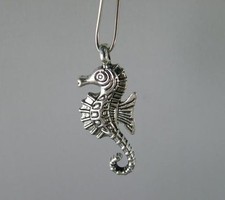 60pcs Tibetan Silver Seahorse Charms Craft DIY 28x12x2.5mm 35391