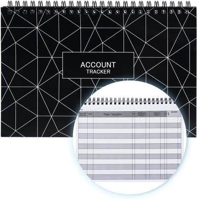 Check Registers For Personal Checkbook A5 Financial Transaction Ledger Log Book
