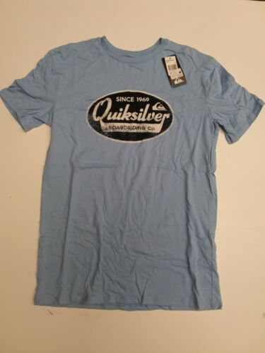 "What we do best MC" Light Blue Men's T-Shirt - QUIKSILVER - 01357 - Picture 1 of 2