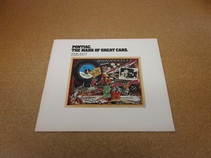 1977 Pontiac Full Line Grand Prix Firebird Sunbird LeMans Ventura sales brochure