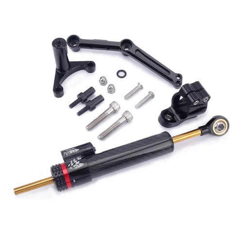 Kit de soporte de montaje amortiguador de dirección ajustable para Ducati Monster 821 2014-2021 - Imagen 3 de 7