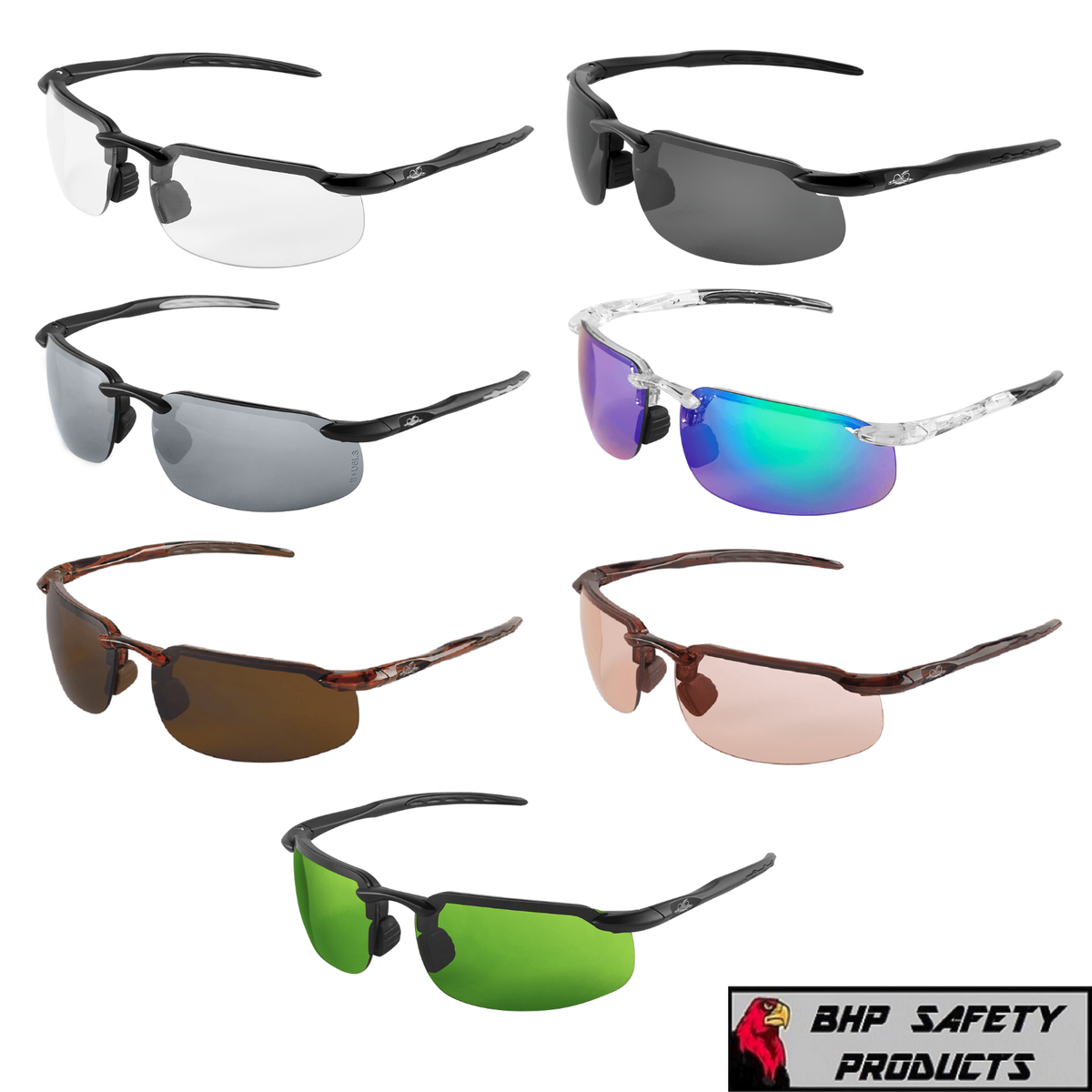 Sword Fish Eyewear Frame Bullhead Swordfish Matte Frame Smoke Lens - FR Clothing & Supply main image 2