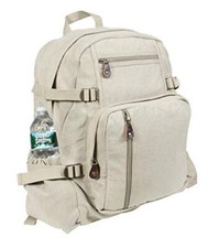 Rothco Vintage Canvas Backpack - 9262 - Khaki