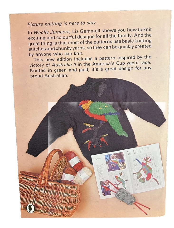 Woolly Jumpers 21 Easy To Knit Australian Designs Liz Gemmell - Image 2 of 4