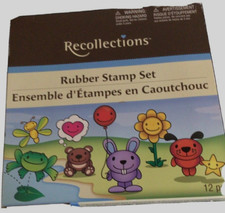 New Recollections 12 Piece Rubber Stamp Set - Foam Rubber Stamps