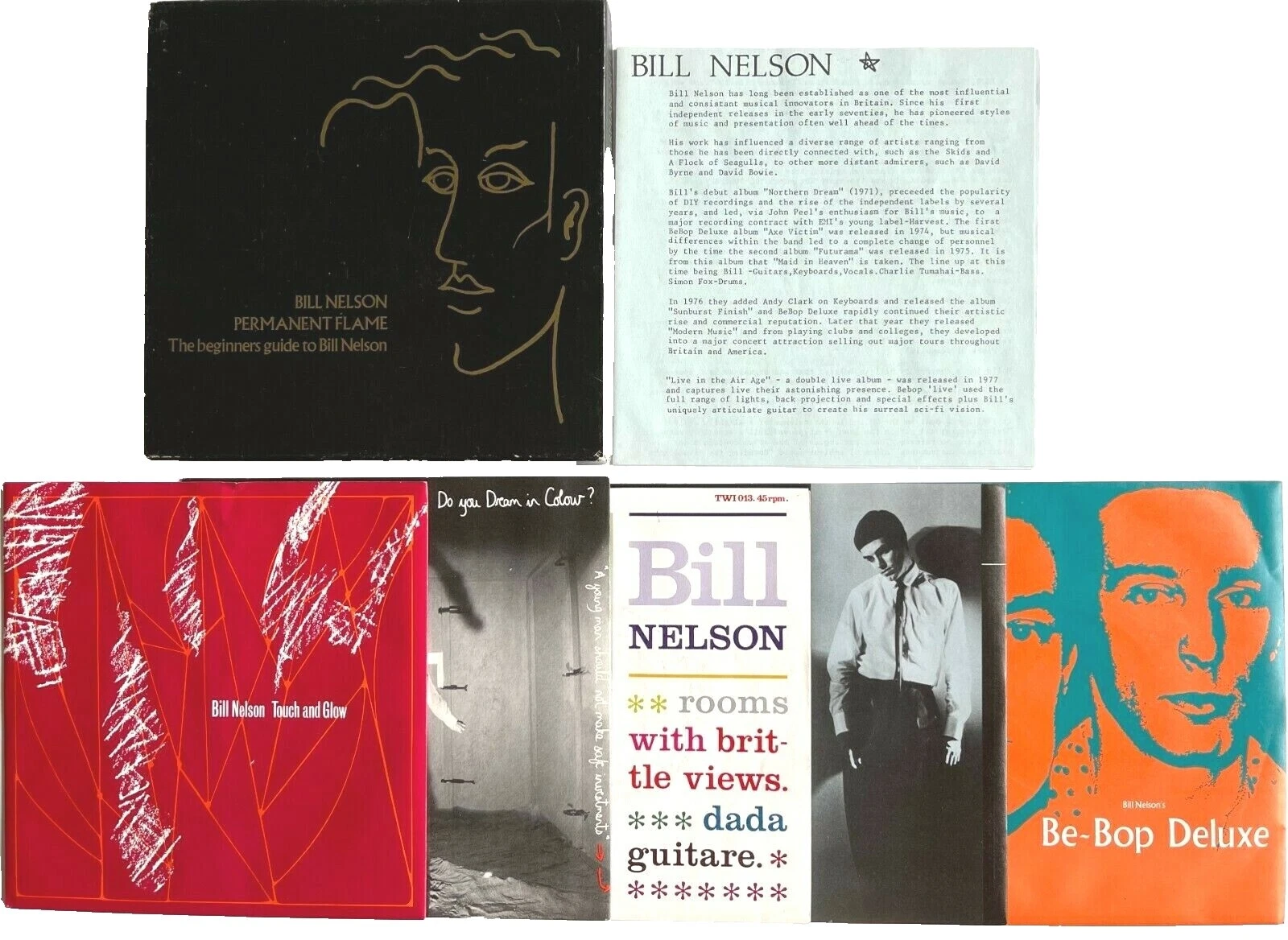 Discos de vinilo de Bill Nelson