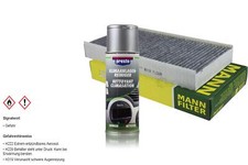 MANN-Innenraum-Filter+Klima-Reiniger für Peugeot 407 SW 6E_ Coupe 6C_ RE_