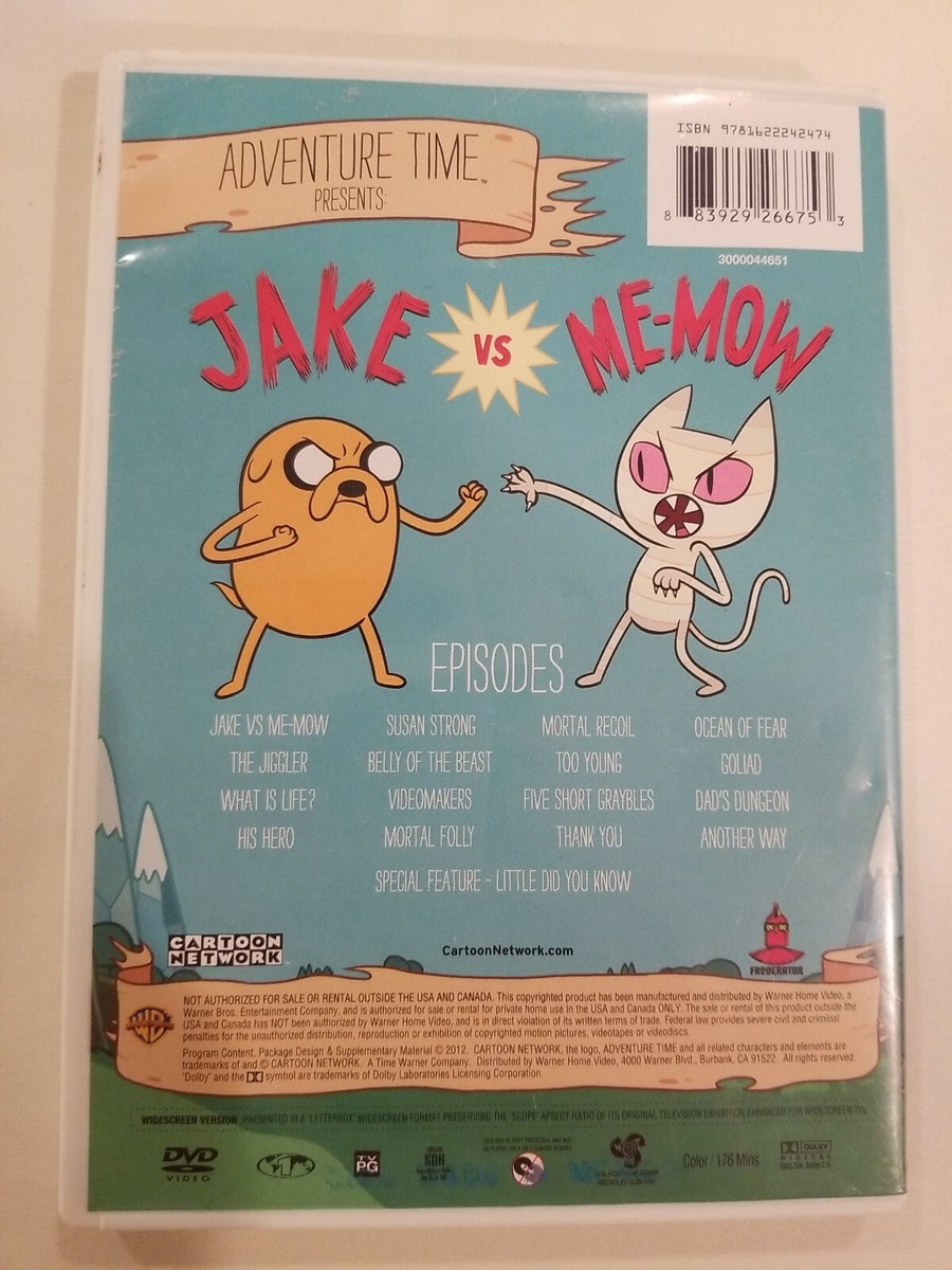 Adventure Time: Jake Vs Me-Mow, , Good DVD, Maria Bamford,Tom