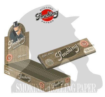 Smoking  Cartine Organic Medium Corte 1¼ da 25 Libretti Prodotto Originale