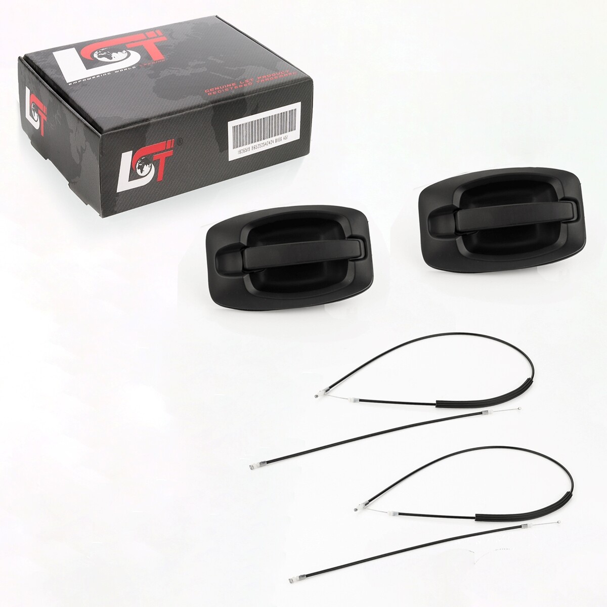 2x Door Handle Sliding Door Side Rear Exterior for Peugeot Boxer from 2006