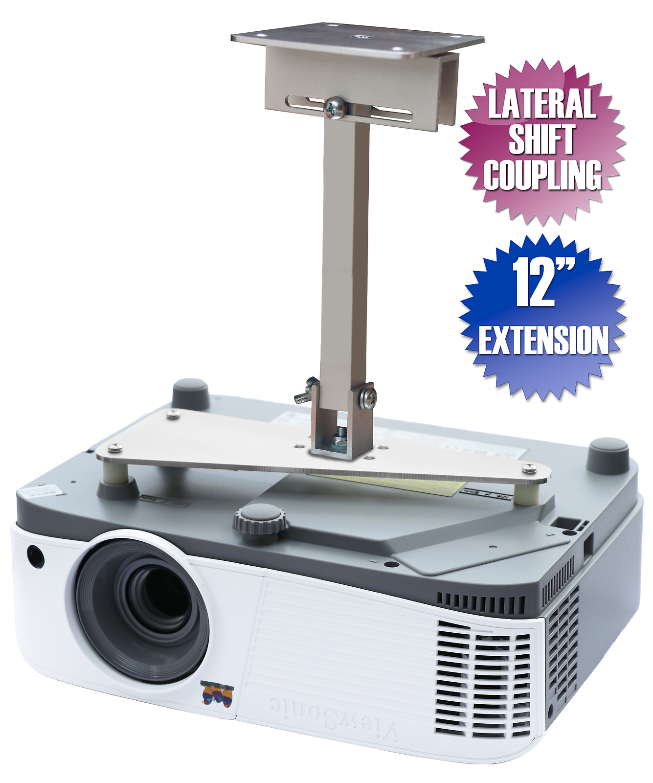 Projector Ceiling Mount for ViewSonic PS500X PS501W PS501X PS600W PS600X PX706HD
