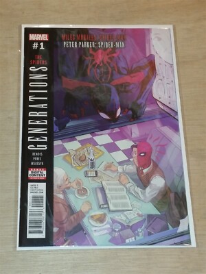 GENERATIONS MORALES PARKER SPIDERMAN #1 NM+ (9.6 OR BETTER) NOVEMBER 2017 MARVEL