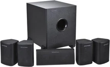 5.1 Channel Home Theater Satellite Speakers and Subwoofer - Black