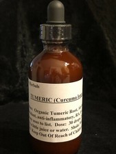 Organic NON-GMO Tumeric Curcuma longa Anti-Inflamatory Tincture 4 floz