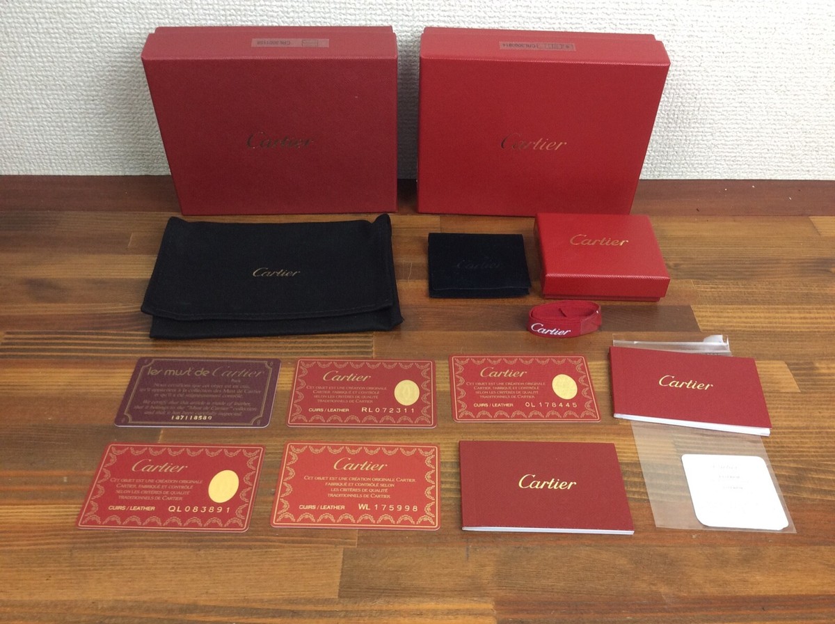 Cartier ID cards set of 5 + Booklets & Boxes | eBay