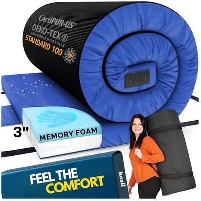 Roll Up Mattress for Adults - Portable Sleeping Mat