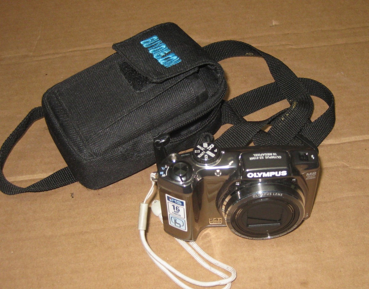 Olympus SZ-31MR 16MP Digital Compact Camera w/ Battery SD Card 