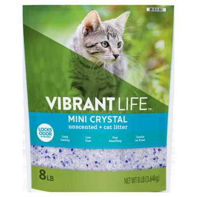 Mini Crystal Unscented Cat Litter, 8 Lb