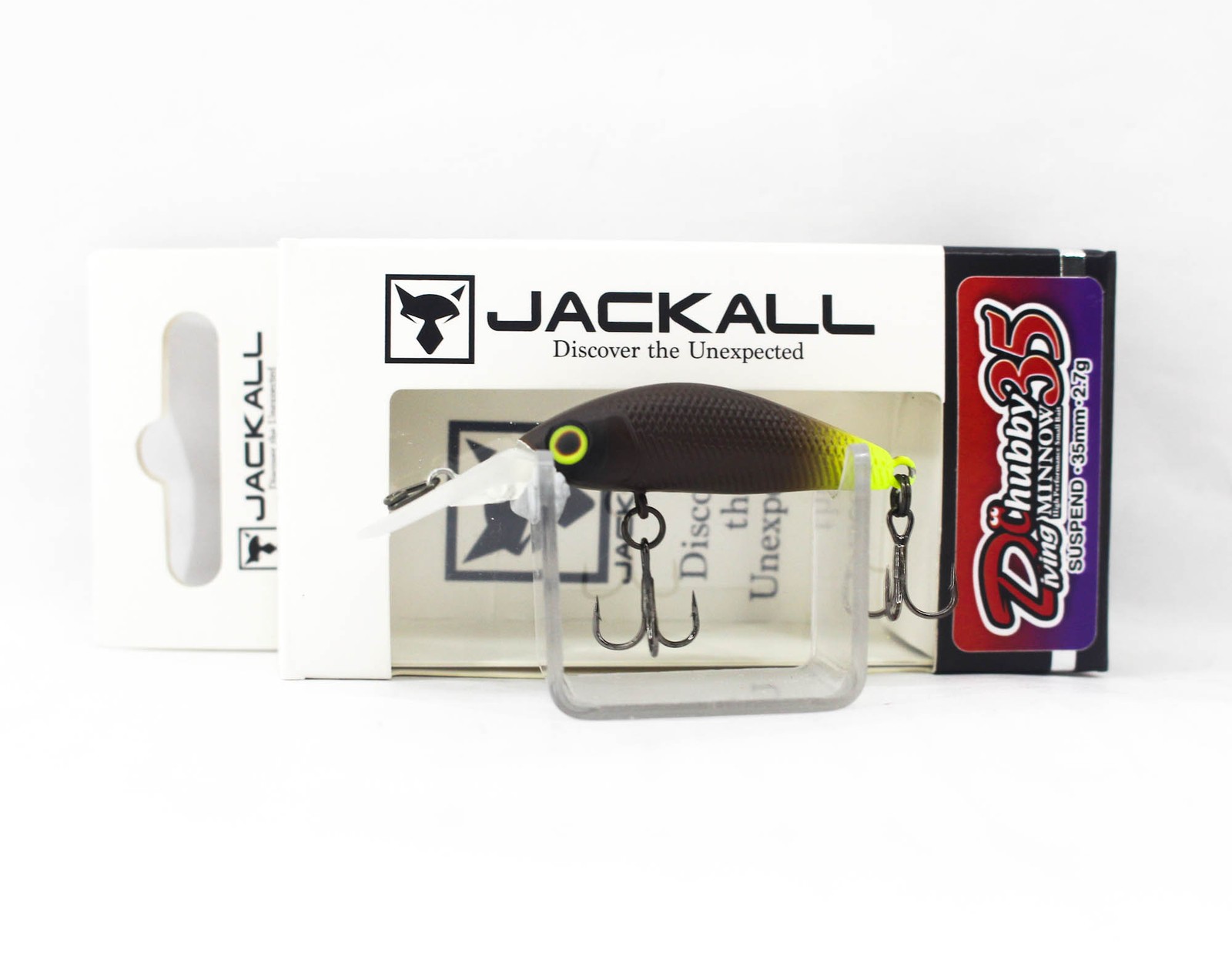 Jackall Diving Chubby Minnow 35 Suspend Lure Pellet Yellow (8961)