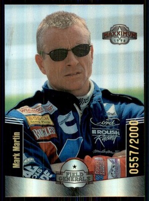 1998 Upper Deck Maxximum One Star Field Generals #6 Mark Martin 557/2000