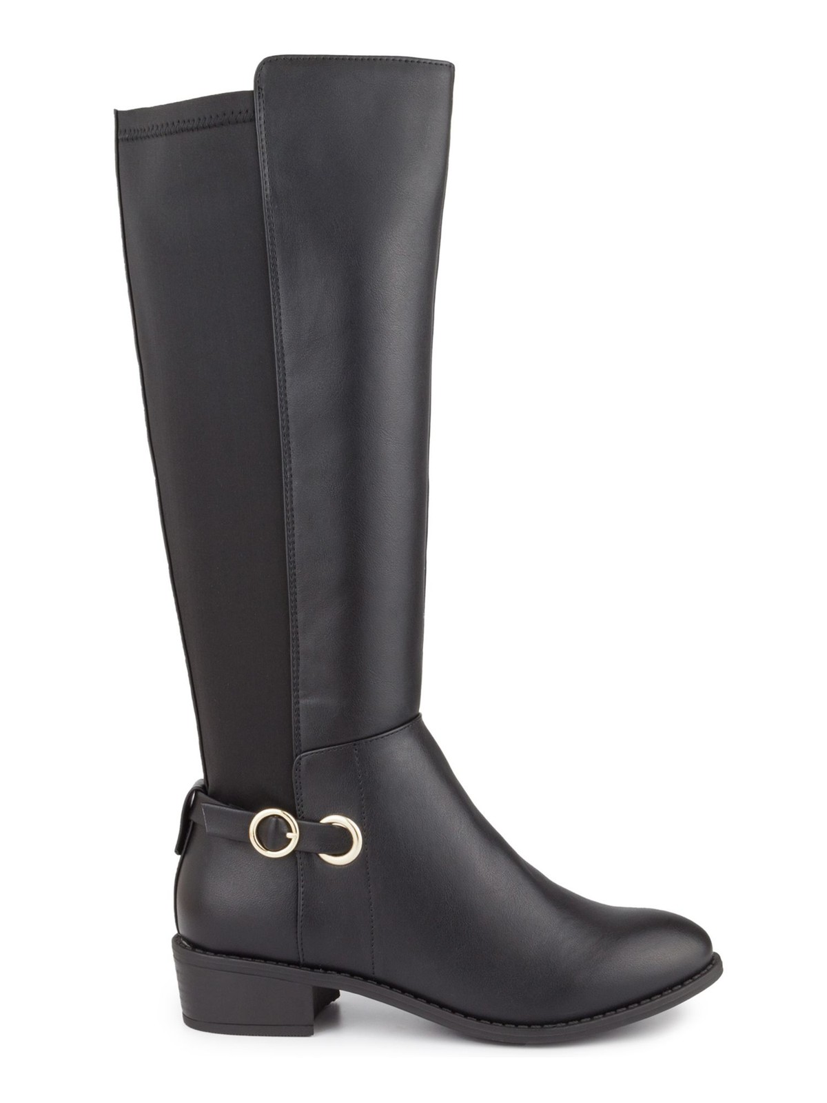 KAREN SCOTT Womens Black Round Toe Stacked Heel Zip-Up Heeled Boots 55 4090₽