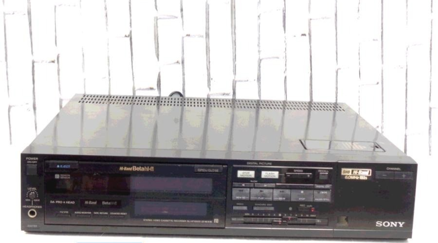 Sony SL-HF1000D Betamax VCR Beta Hi-Fi SHB Linear Serviced Japan