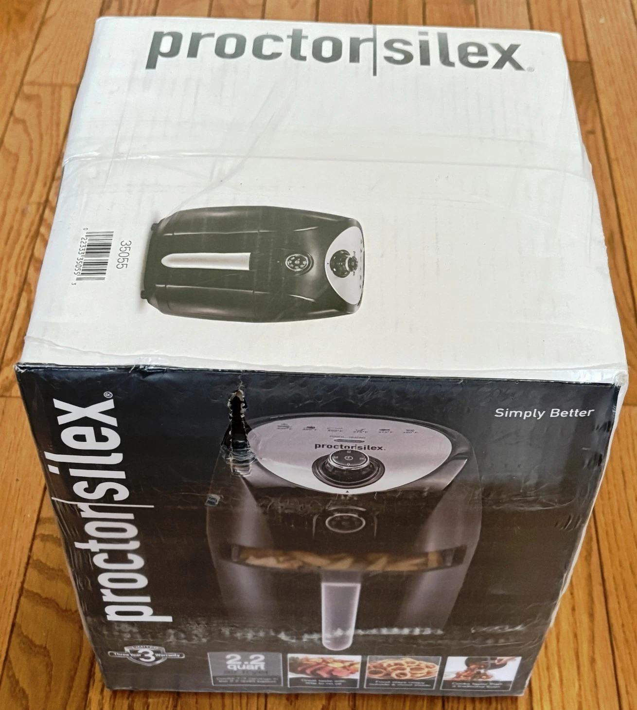 Proctor Silex 35055 1.5 Qt. Programmable Air Fryer, Black NEW
Opens in a new window or tab