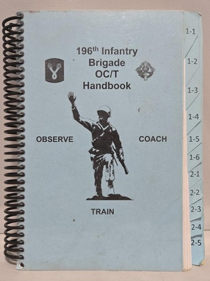 #ad #ad 196th Infantry Brigade Soldier Doctrine 2 Books in 1 Joint Pacific Manual $24.99