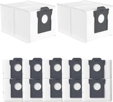 12 Pack Dust Bags Compatible with Dreame X30 Ultra / X40 Ultra / L10S Pro Ultra