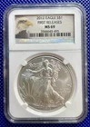 2012 ~ Silver Eagle S$1 ~ NGC MS69 ~ FIRST RELEASES ~ #3566645-495