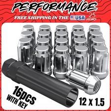 16 Lug Nuts 2020–2022 Polaris RANGER CREW 1000 Tapered Spline Wheel Nut Chrome