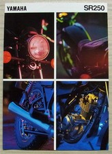 YAMAHA SR250 Motorcycle Sales Brochure c1993 Ref 3MC-0107006-93E