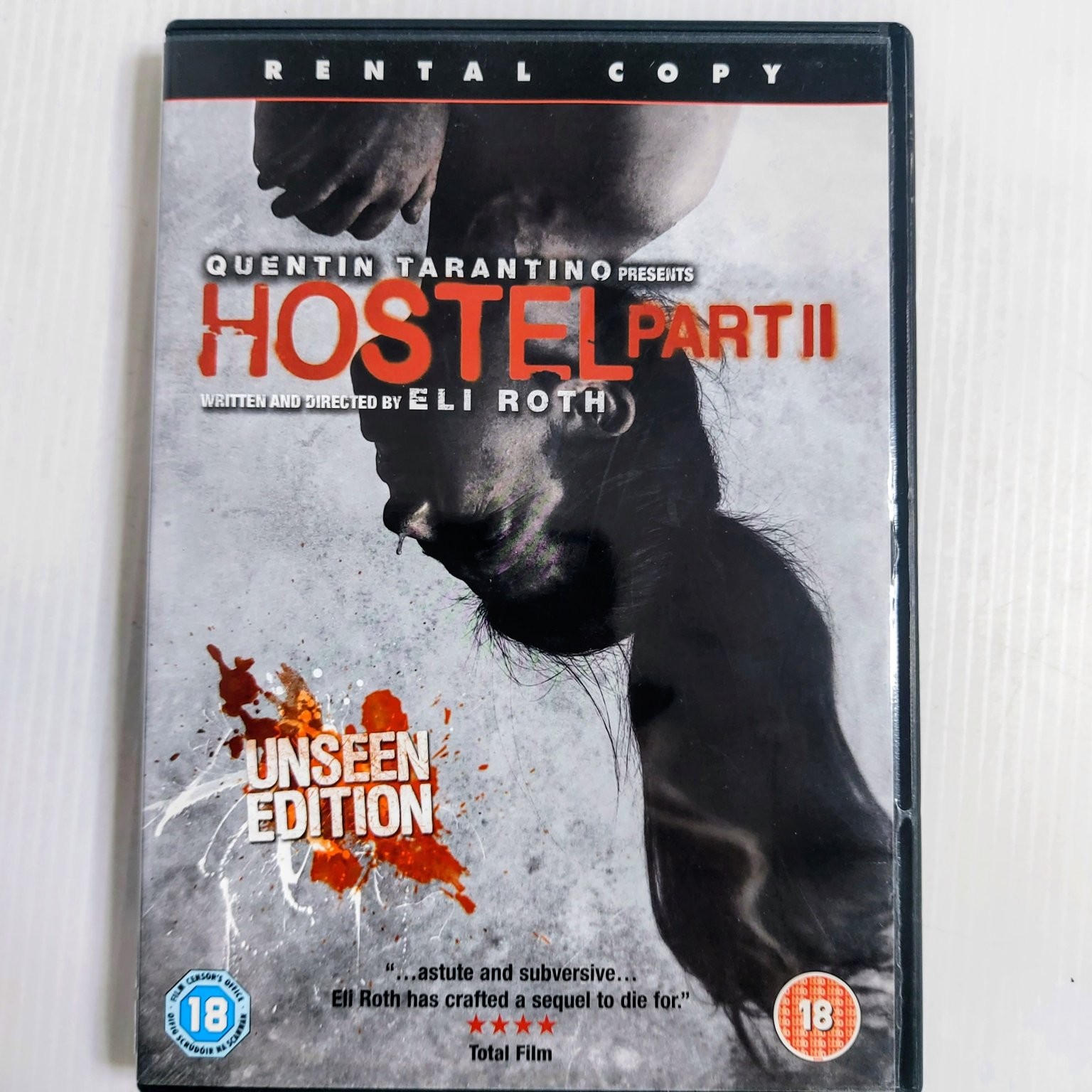 Hostel Part II DVD 2007 Unseen Edition Eli Roth Quentin Tarantino