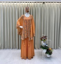 Designer Indian Pakistani top plazzo Bollywood Dress Party Wear Suit wedding