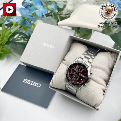 New Item SEIKO WATCH SBTQ045 Men's Quartz Chronograph Watch Direct from Japan